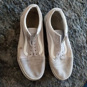 purple vans,7.5, worn a lot, no laces